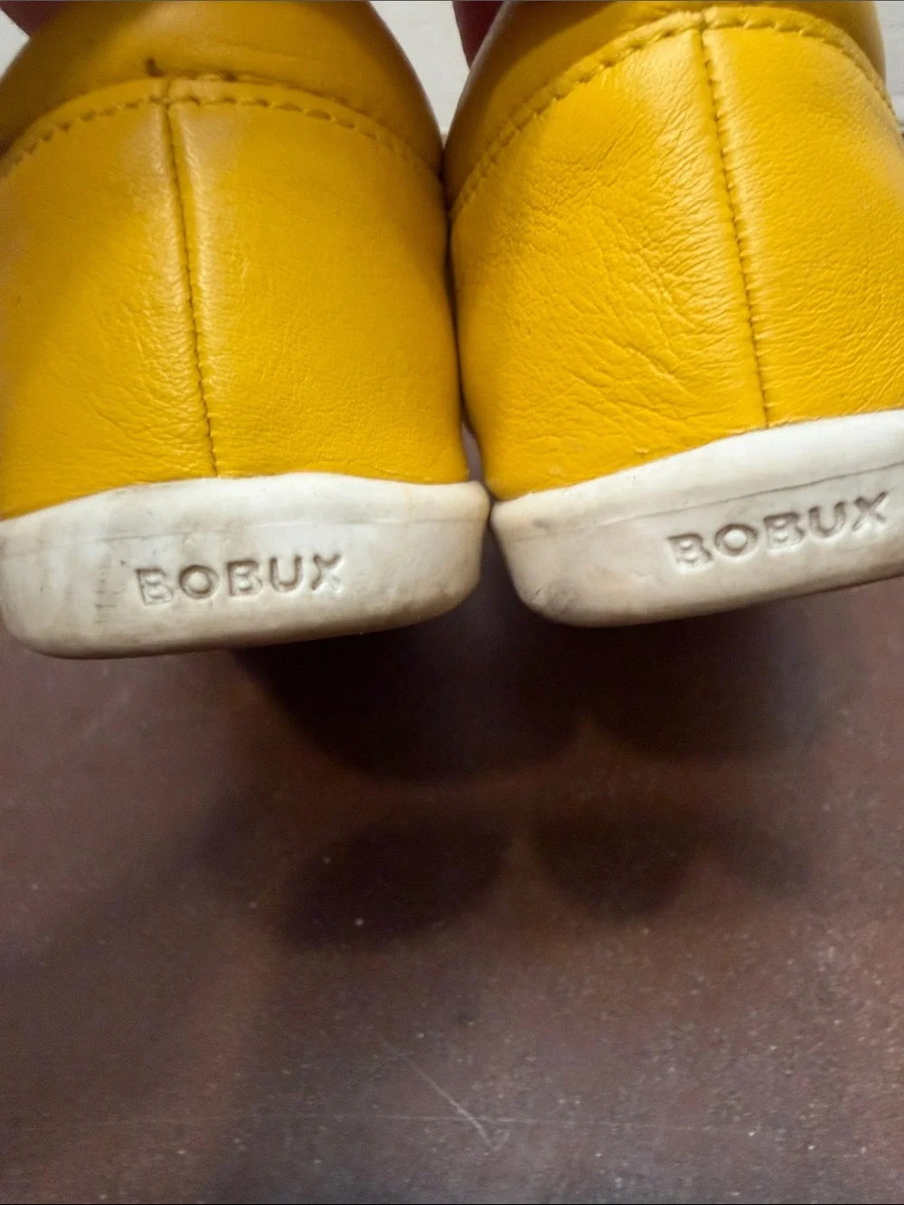 Bobux I-Walk Tidal Yellow Leather T-Strap Kids Sandals, US 9.5, EU 26